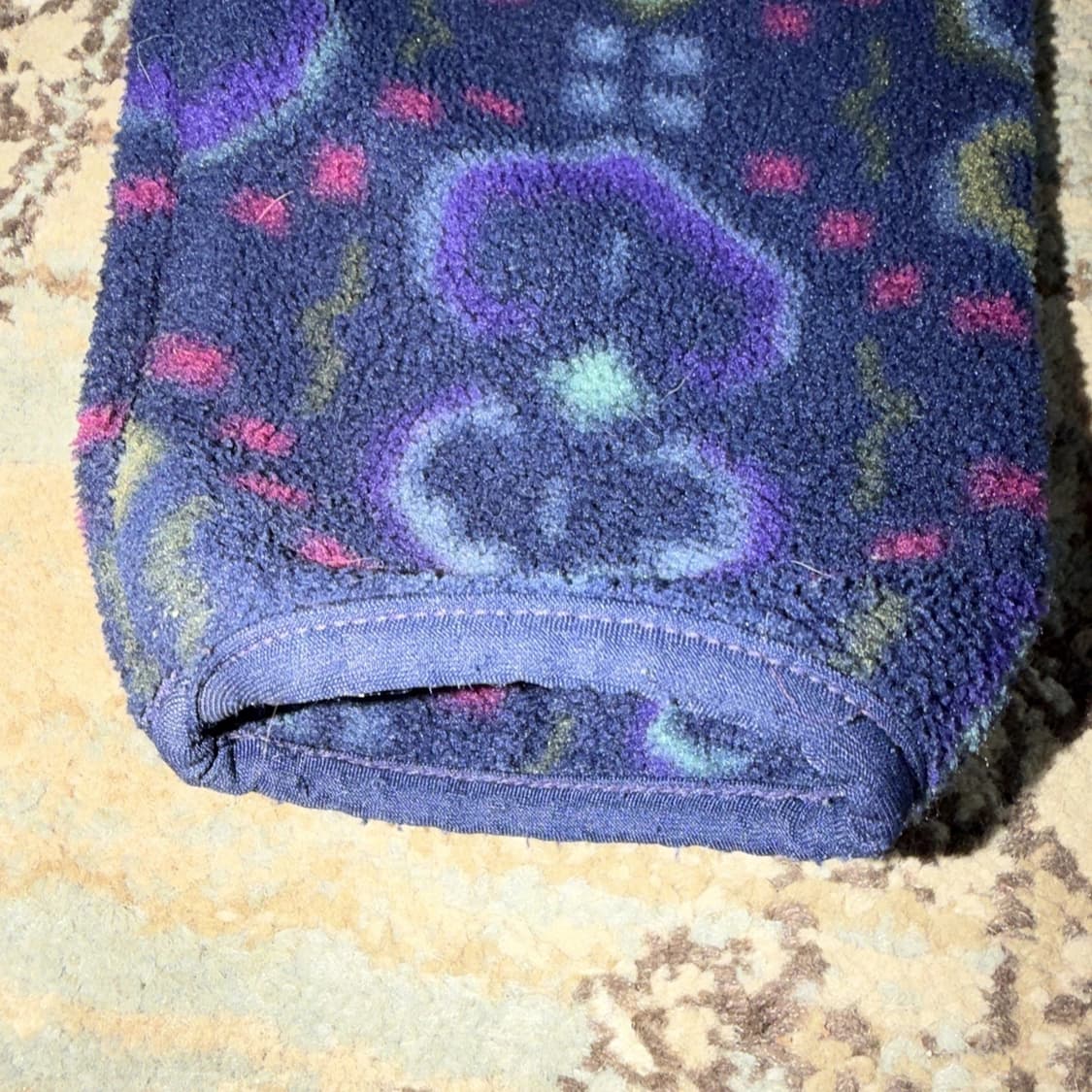 90s USA 파타고니아 신칠라 스냅-T 태피스트리 잉크 블루 상품이미지5