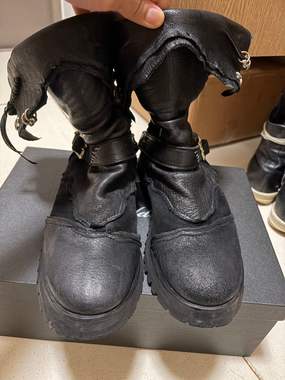 14th addiction Elvis Punk 부츠 상품이미지6