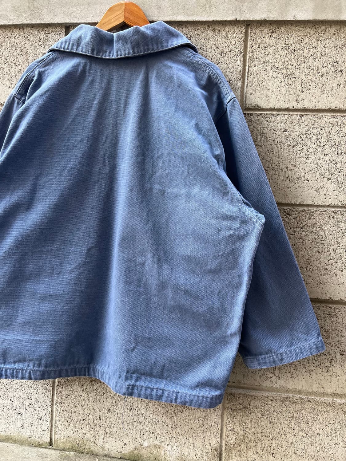 OLD VINTAGE LIGHT BLUE FRENCH 프렌치피셔맨스목자켓 상품이미지8