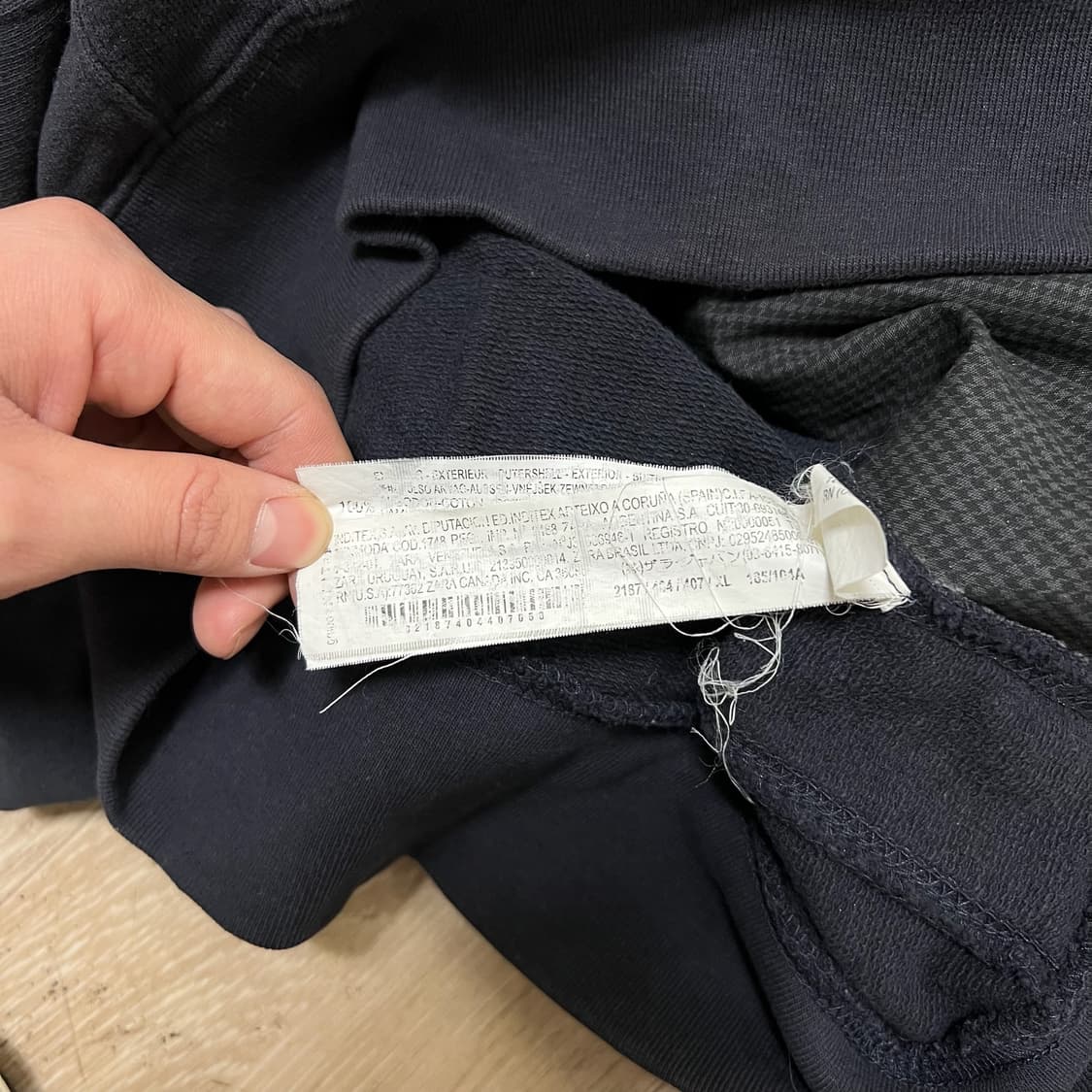 자라 프리덤 남성 포켓 바이커 자켓 XL/105  상품이미지6