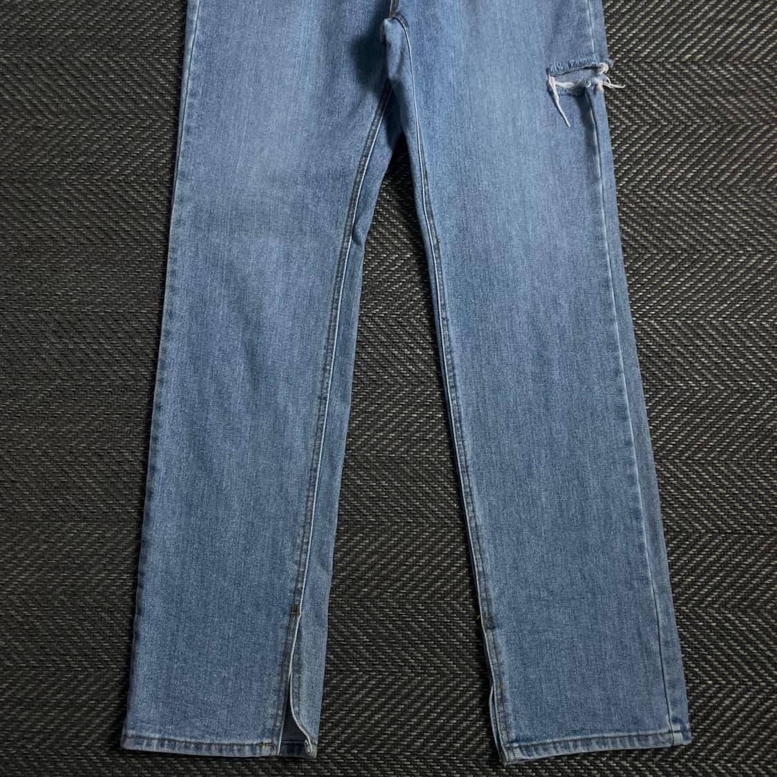 빈티지 우먼스 디스트로이드 슬림 데님 팬츠o 3968 상품이미지2