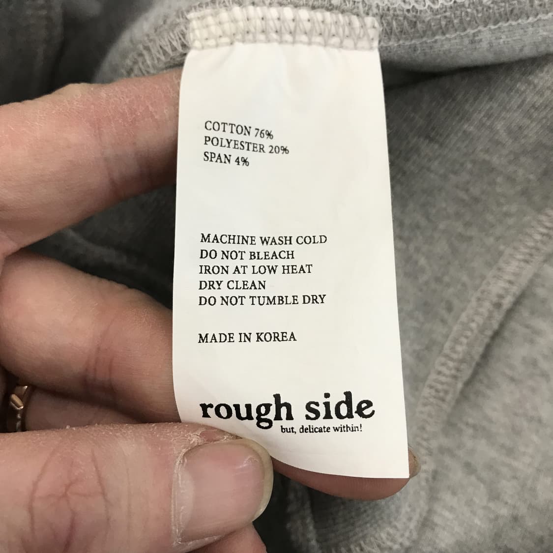 러프사이드 래글런 스웻셔츠 그레이 [3] 상품이미지7