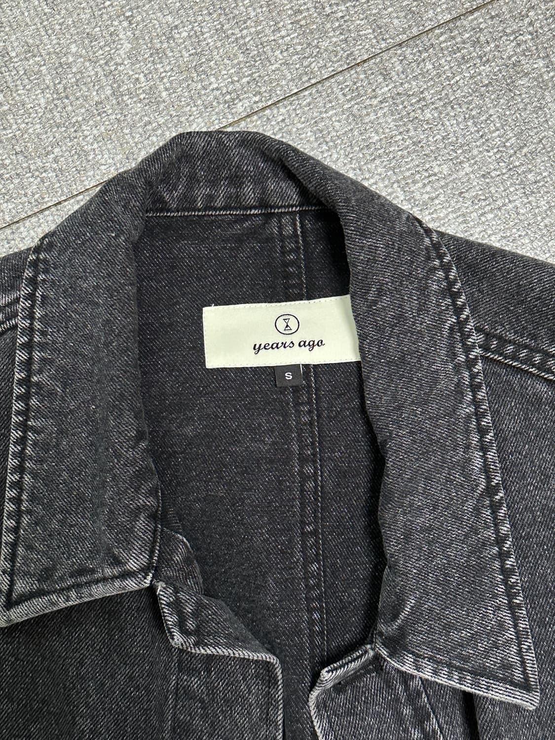 [S] 이얼즈어고 데님 워크자켓 그레이 상품이미지2