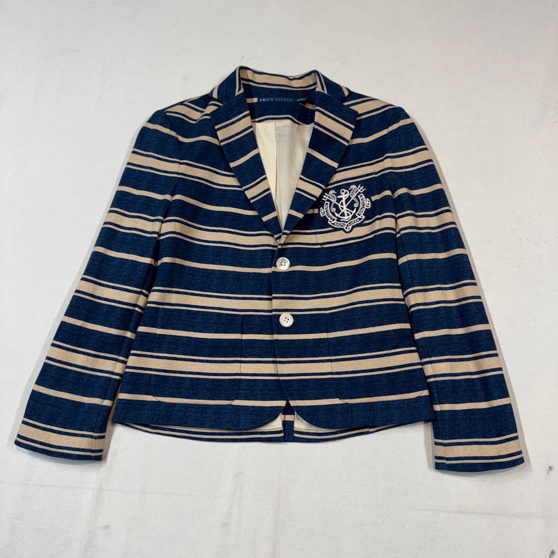 XS) 폴로 랄프로렌 코튼 2버튼 블레이저 자켓 상품이미지1