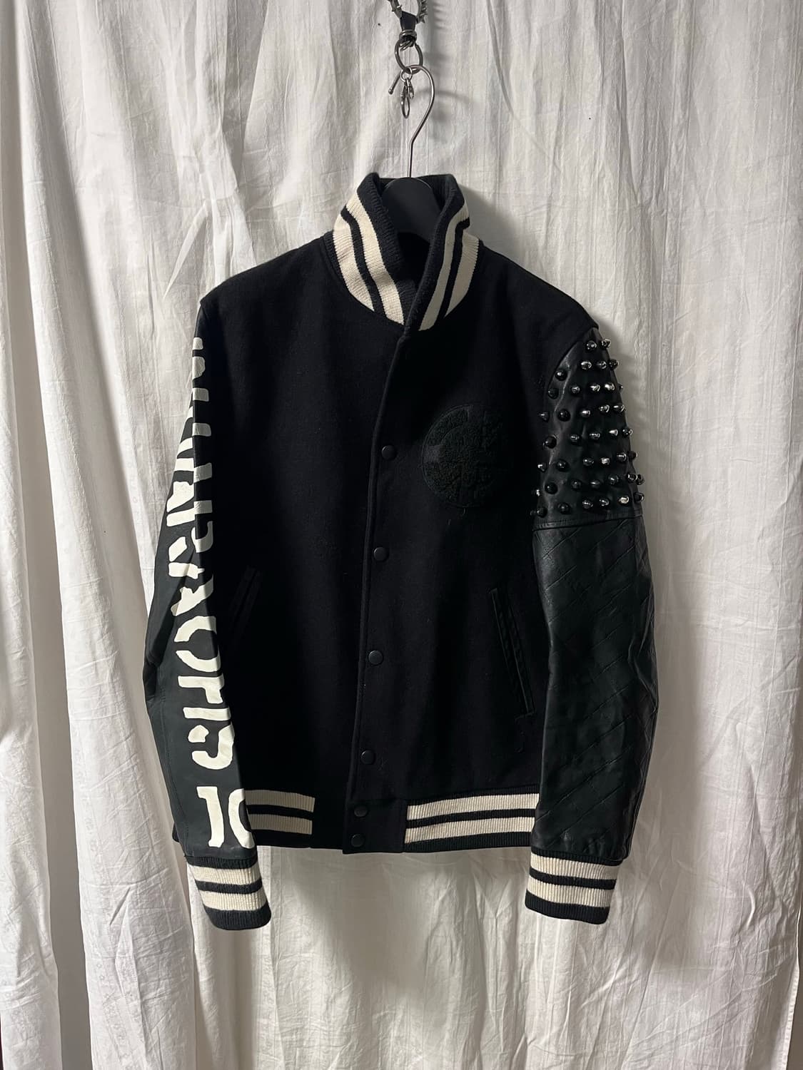 Archive Studded Varsity leather Jacket 상품이미지1