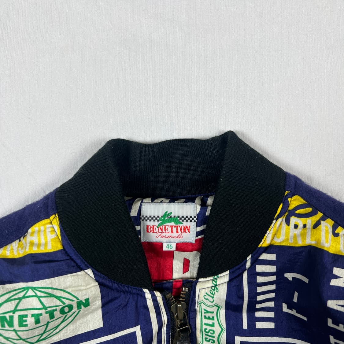 90‘s 베네통포뮬러1 bf1 울 봄버자켓 상품이미지7