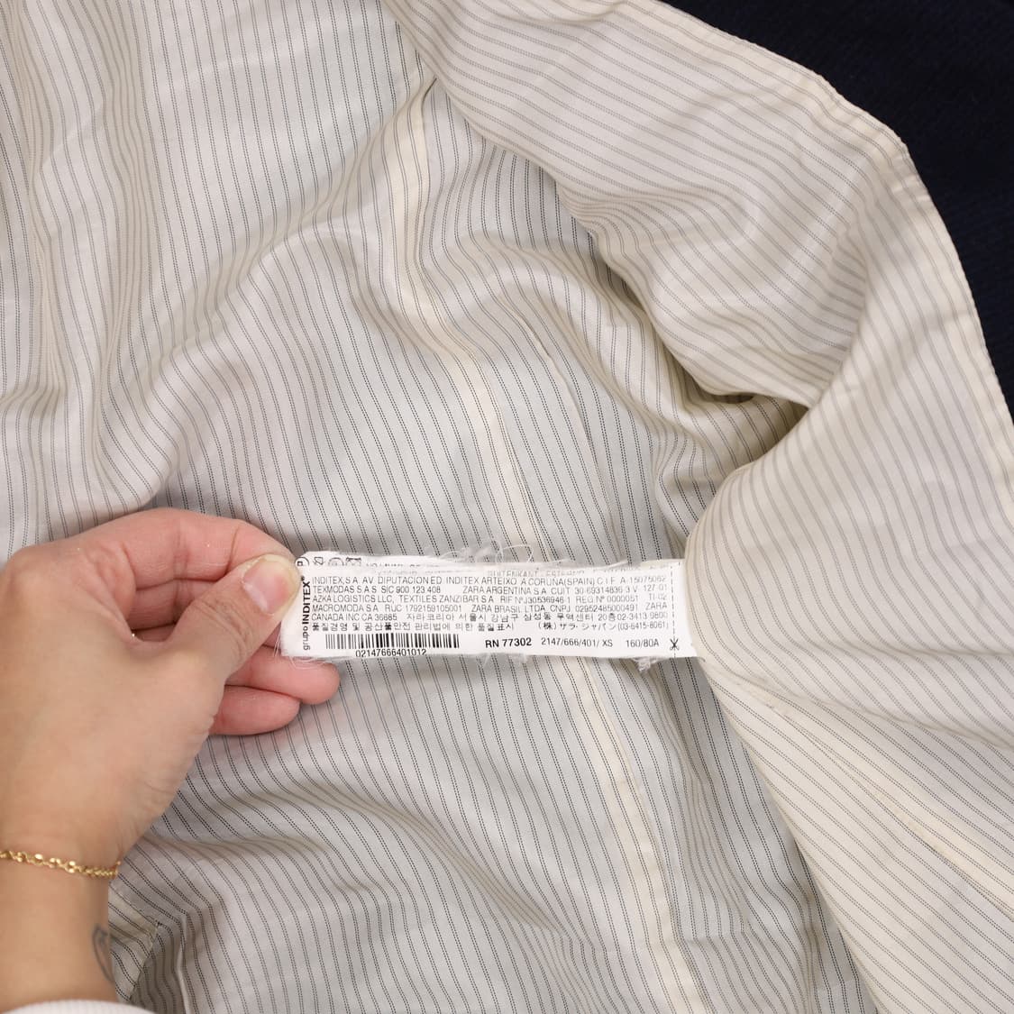 [EUR XS] 자라 여성 블레이저자켓 1223H1 상품이미지4