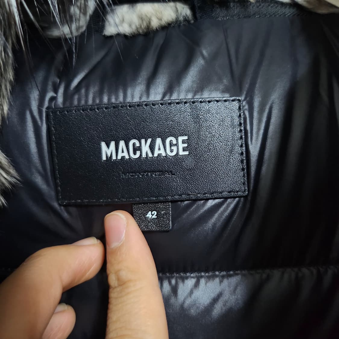 새상품급 23년 맥케이지 딕슨42사이즈 실버 여우퍼버전 상품이미지4