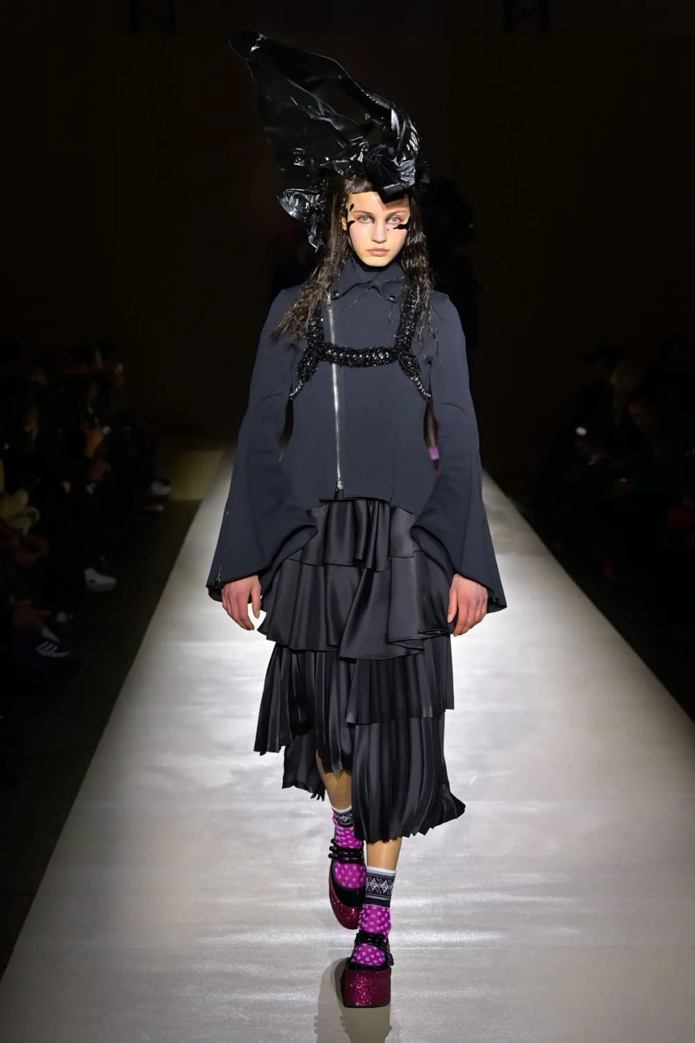 새상품 23aw 느와케이니노미야 꼼데가르송 페플럼 집업재킷 s 상품이미지1