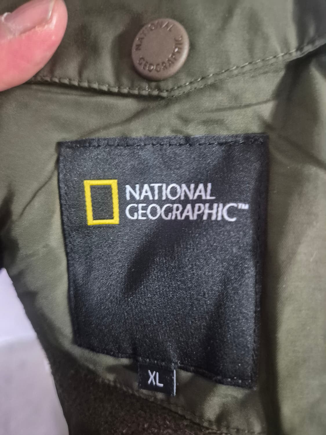 내셔널지오그래픽 양털 조끼 카키 상품이미지10