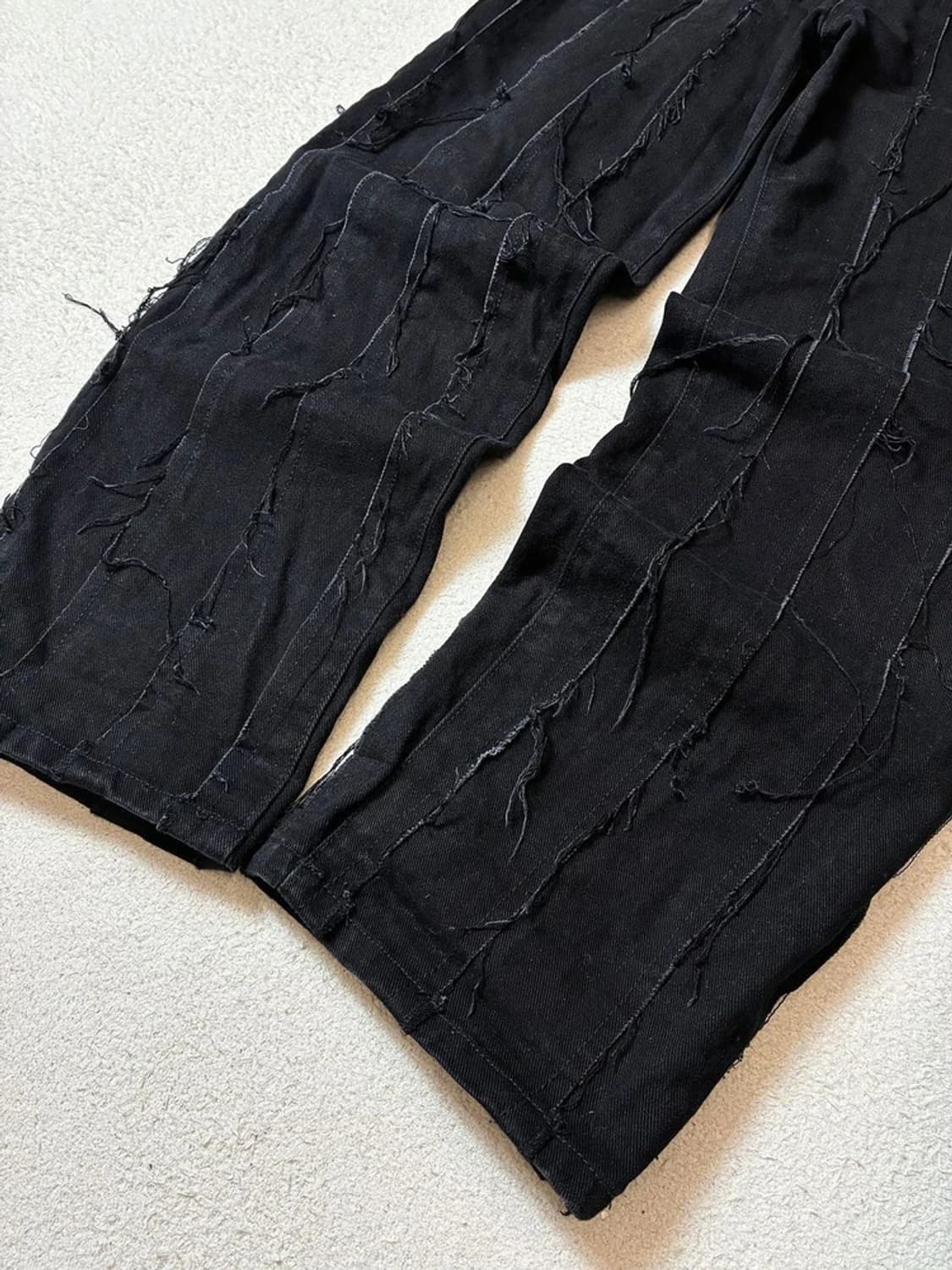 마뗑킴 22ss 커팅 루즈 데님 팬츠 PN7142 상품이미지4