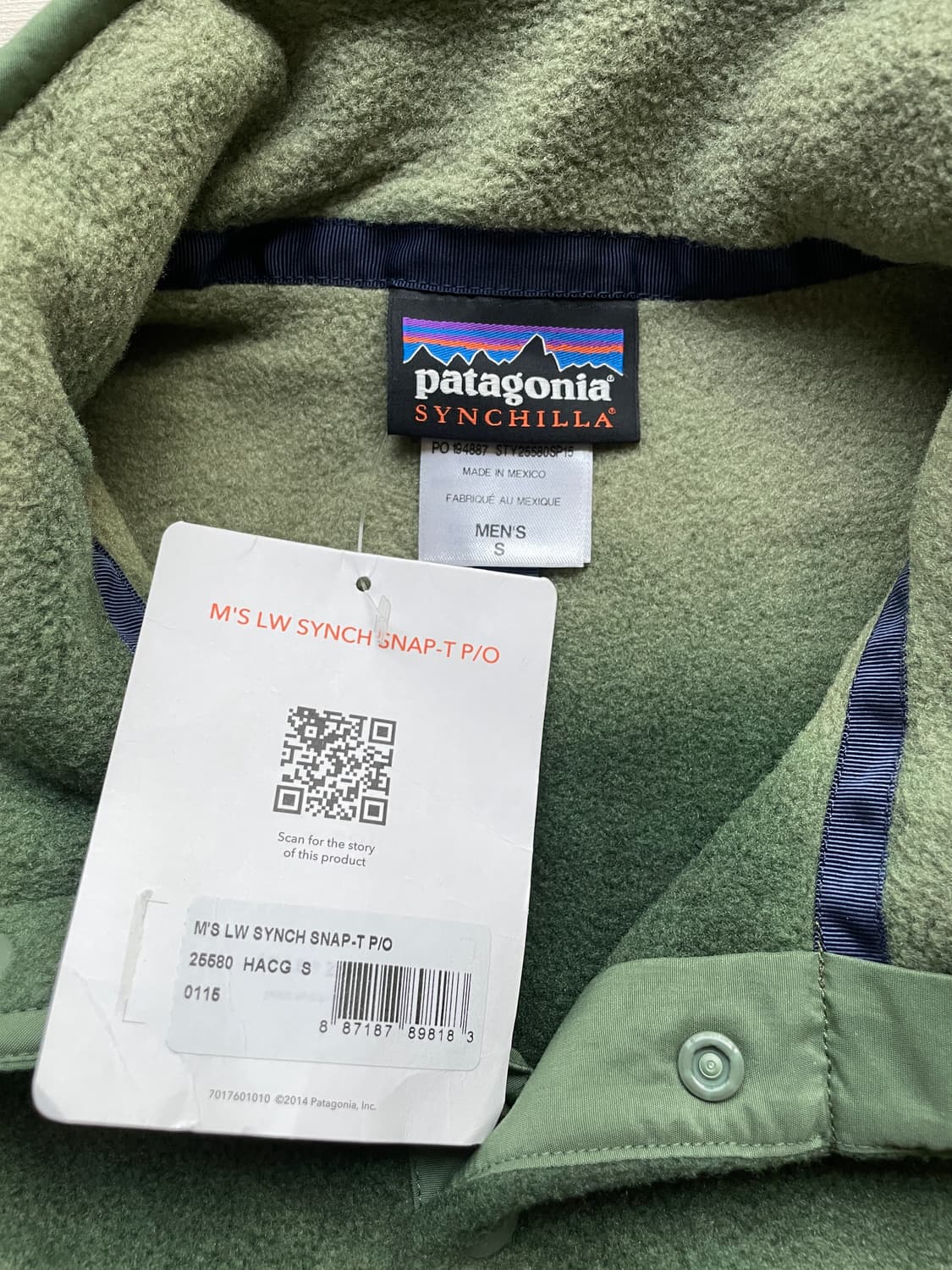 (데드스탁) 파타고니아 신칠라 그린 스트라이프 patagonia 상품이미지2