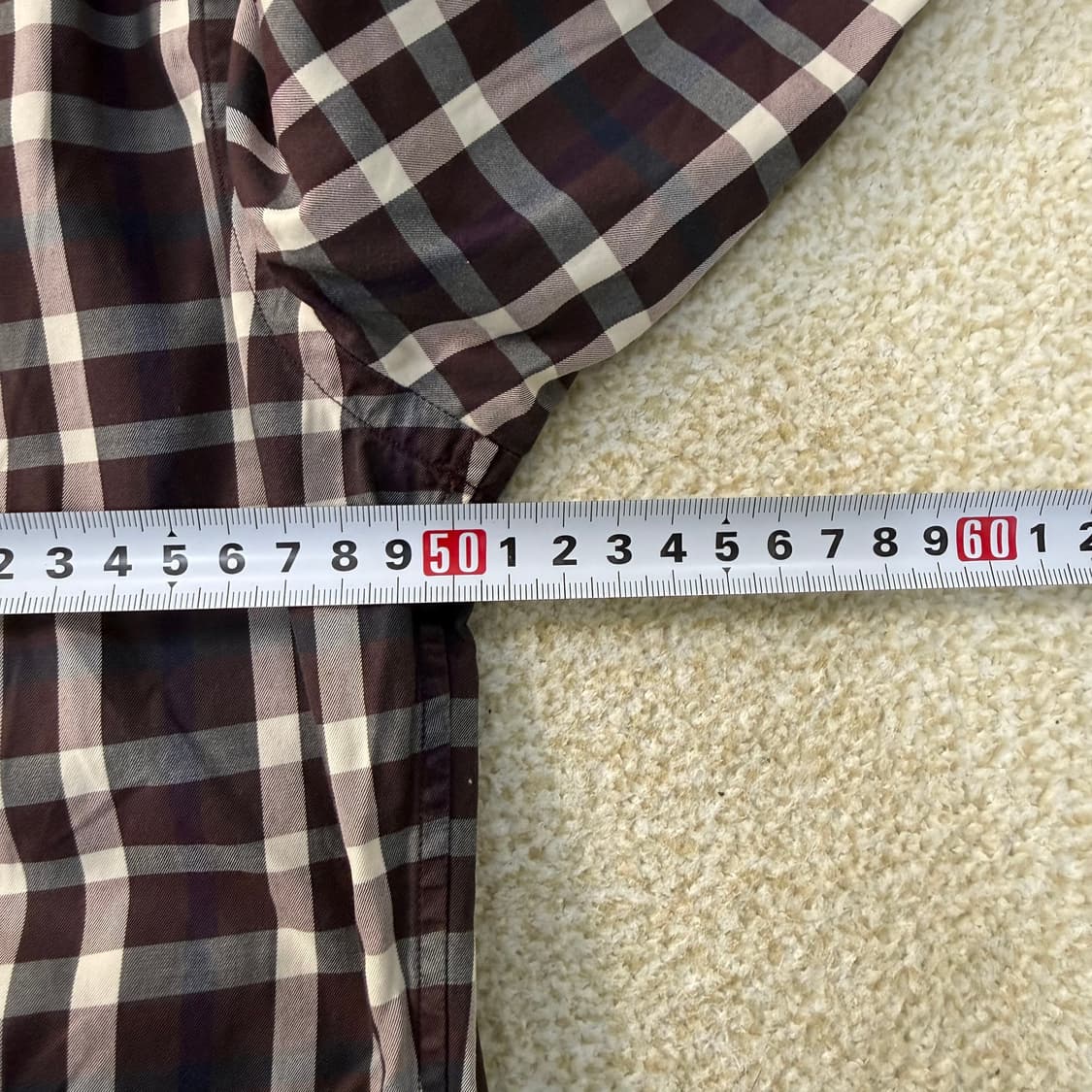 100 닥스 코튼 체크 긴팔 셔츠 0122T1 상품이미지5