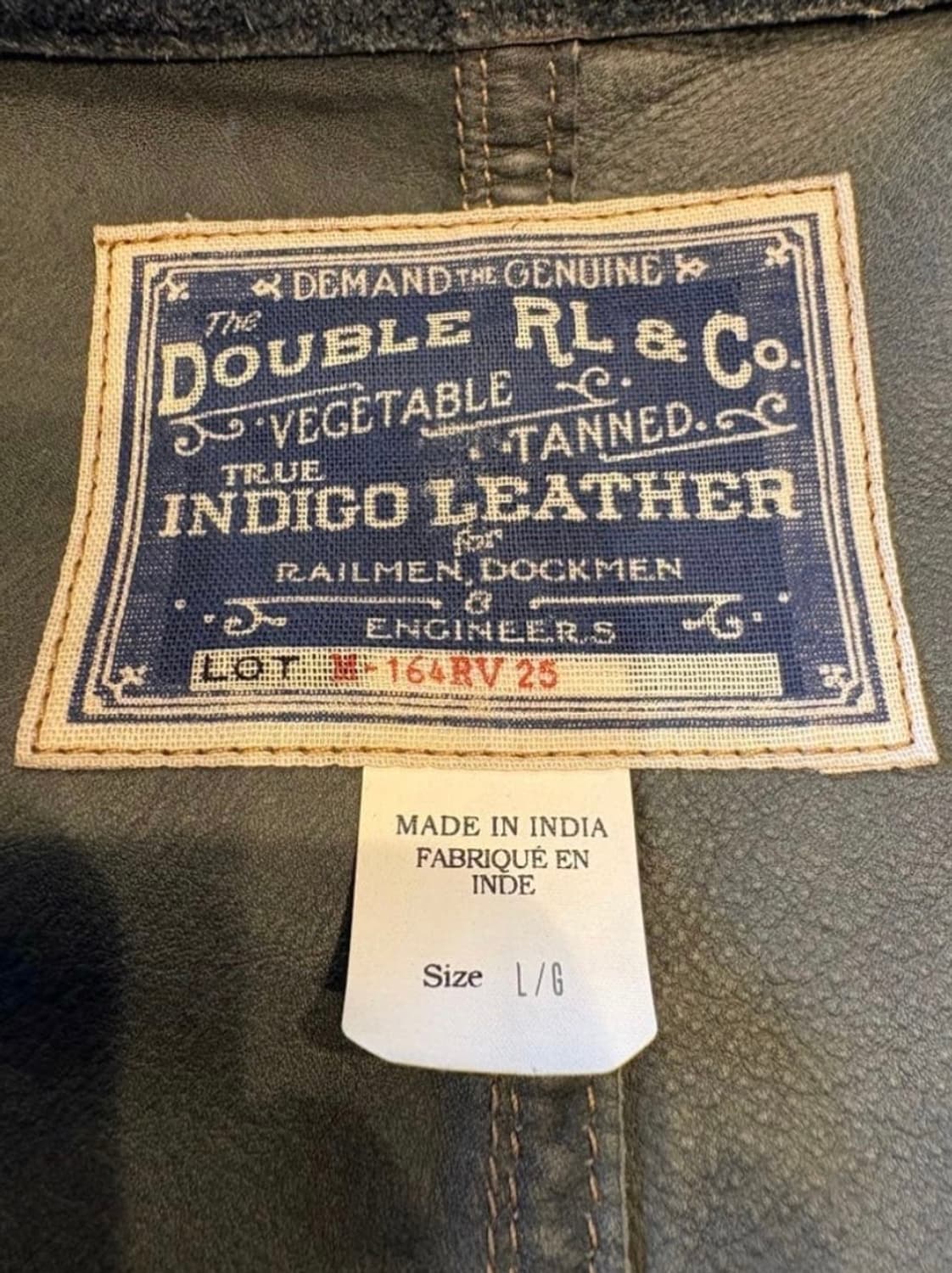 RRL 인디고 러프아웃 스웨이드 자켓 상품이미지3