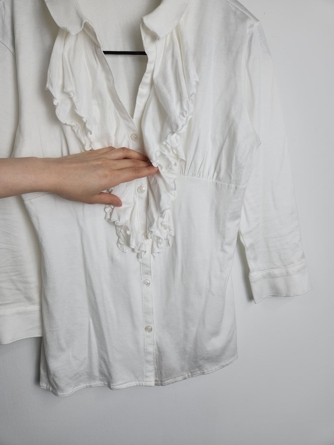 프릴•셔링 롱슬리브 상품이미지5