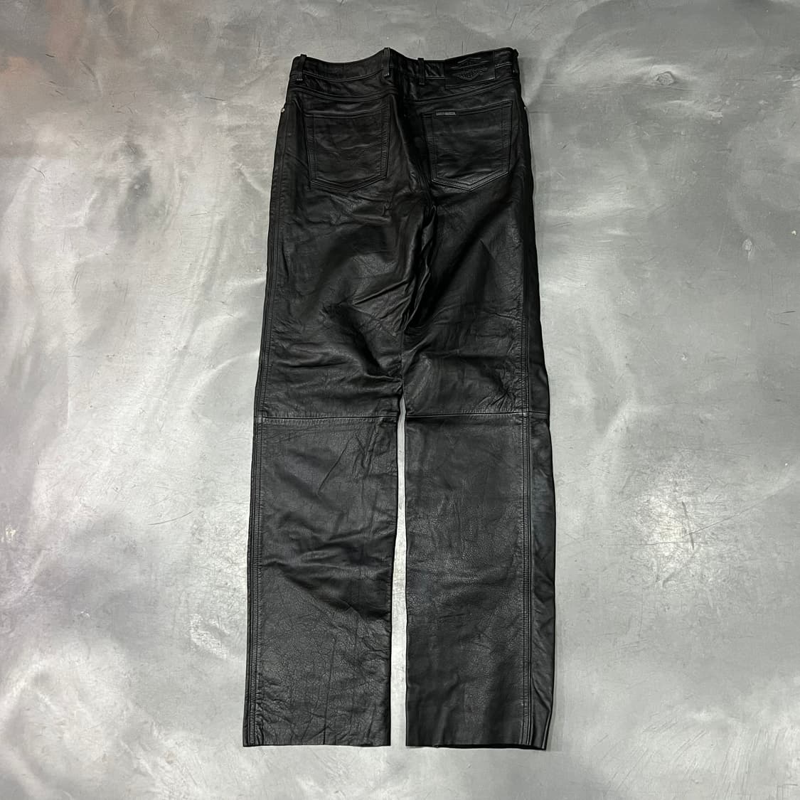  할리데이비슨 레더 바이커 팬츠 y15282 상품이미지2