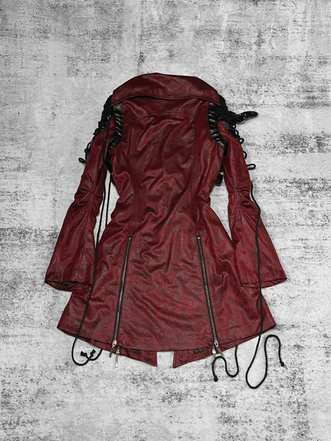 (punk rave) v-kei bondage leather coat  상품이미지6