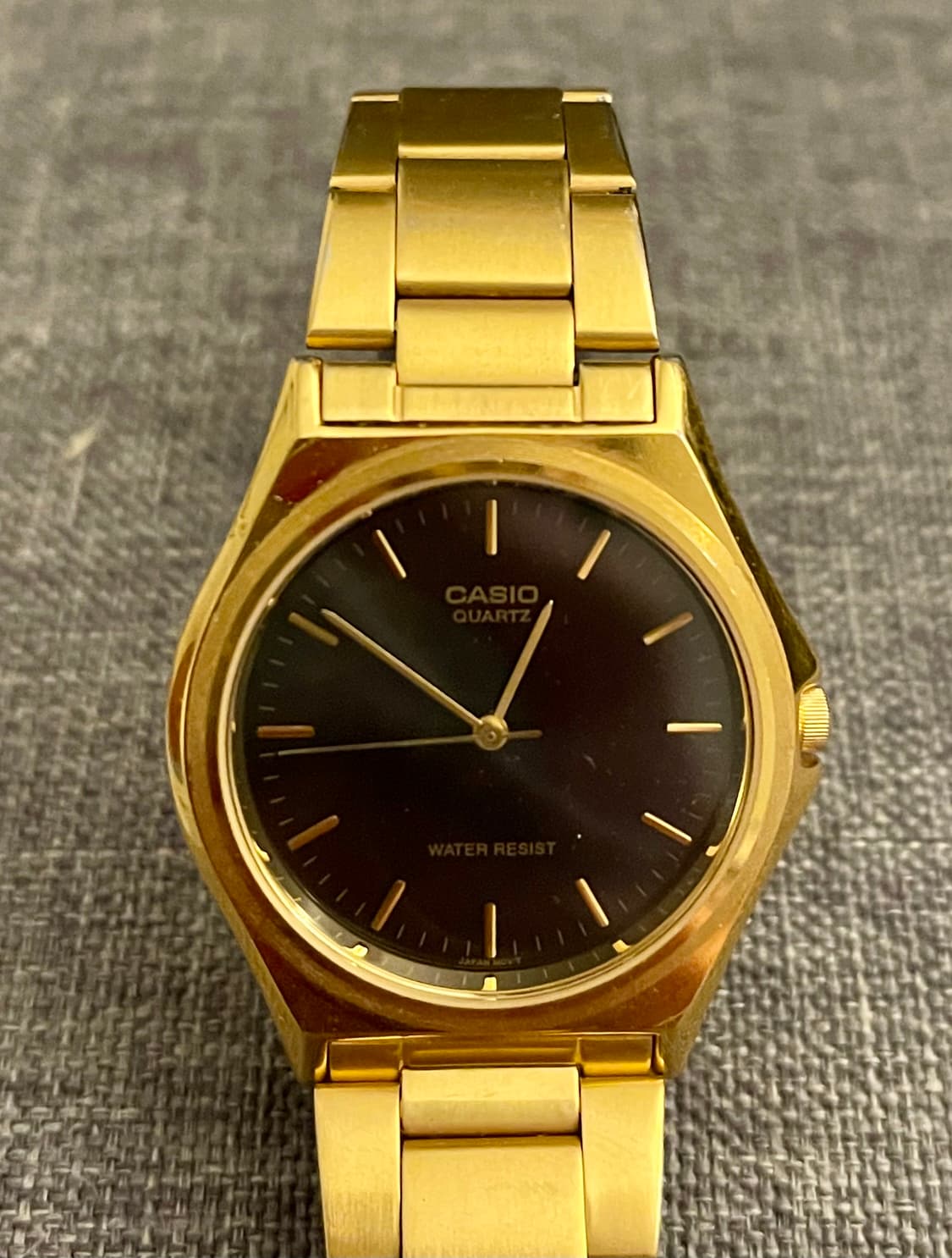 CASIO 카시오 MTP-1130 빈티지 골드 블랙다이얼/35밀리 상품이미지2