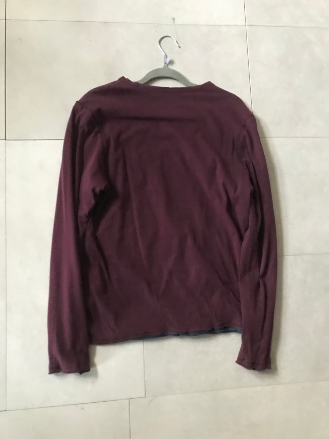 리바이스 버건디 그런지디테일 롱슬리브 상품이미지9