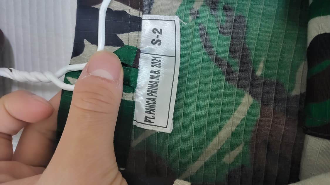 오리지널 인도네시아 국군 전투복 풀세트 판매합니다 상품이미지5