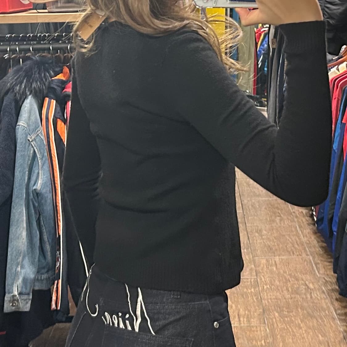 [HI] 폴로 니트 블랙 상품이미지5