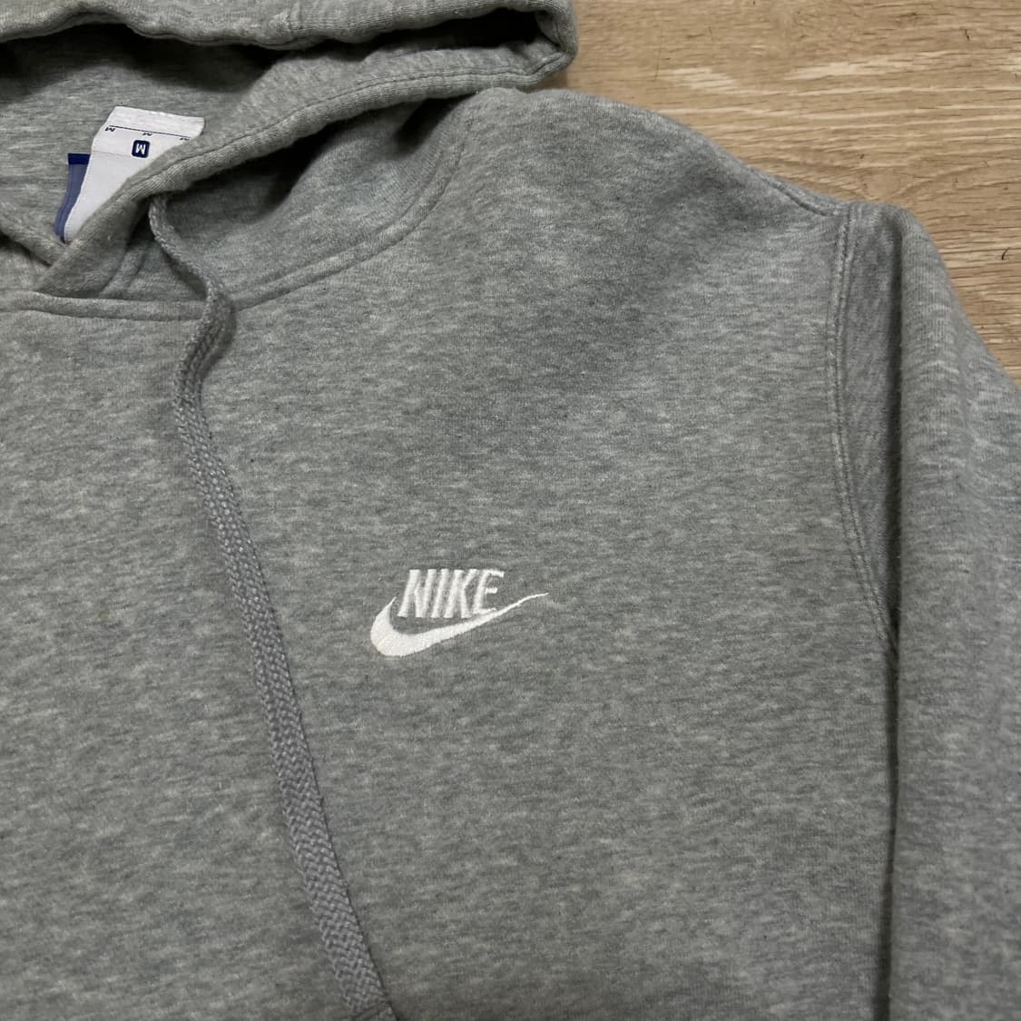 나이키 스우시 로고 기모 후드티 [그레이] M/95 상품이미지4