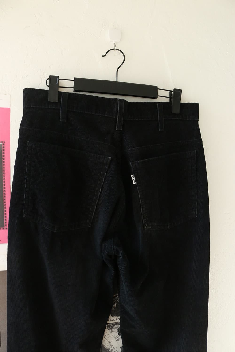 90s 리바이스 646 블랙 코듀로이 부츠컷 팬츠 상품이미지6