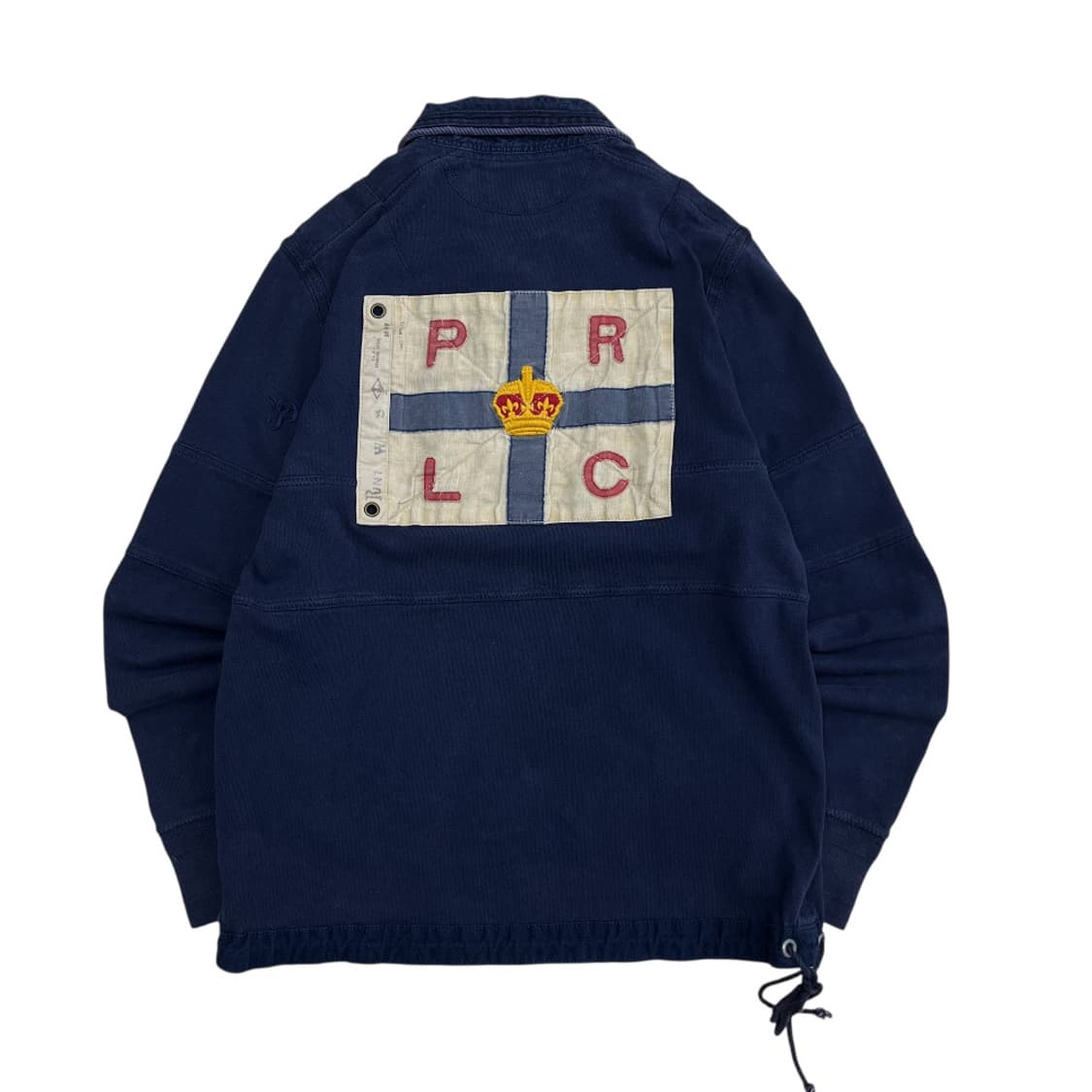 폴로 랄프로렌 90's 플래그패치 네이비 버튼 pk 긴팔티 M 상품이미지3