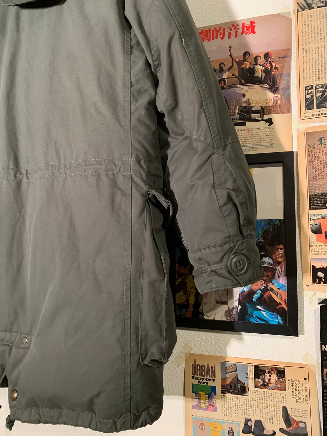 폴로 사이드 버튼 보아 필드파카 상품이미지4