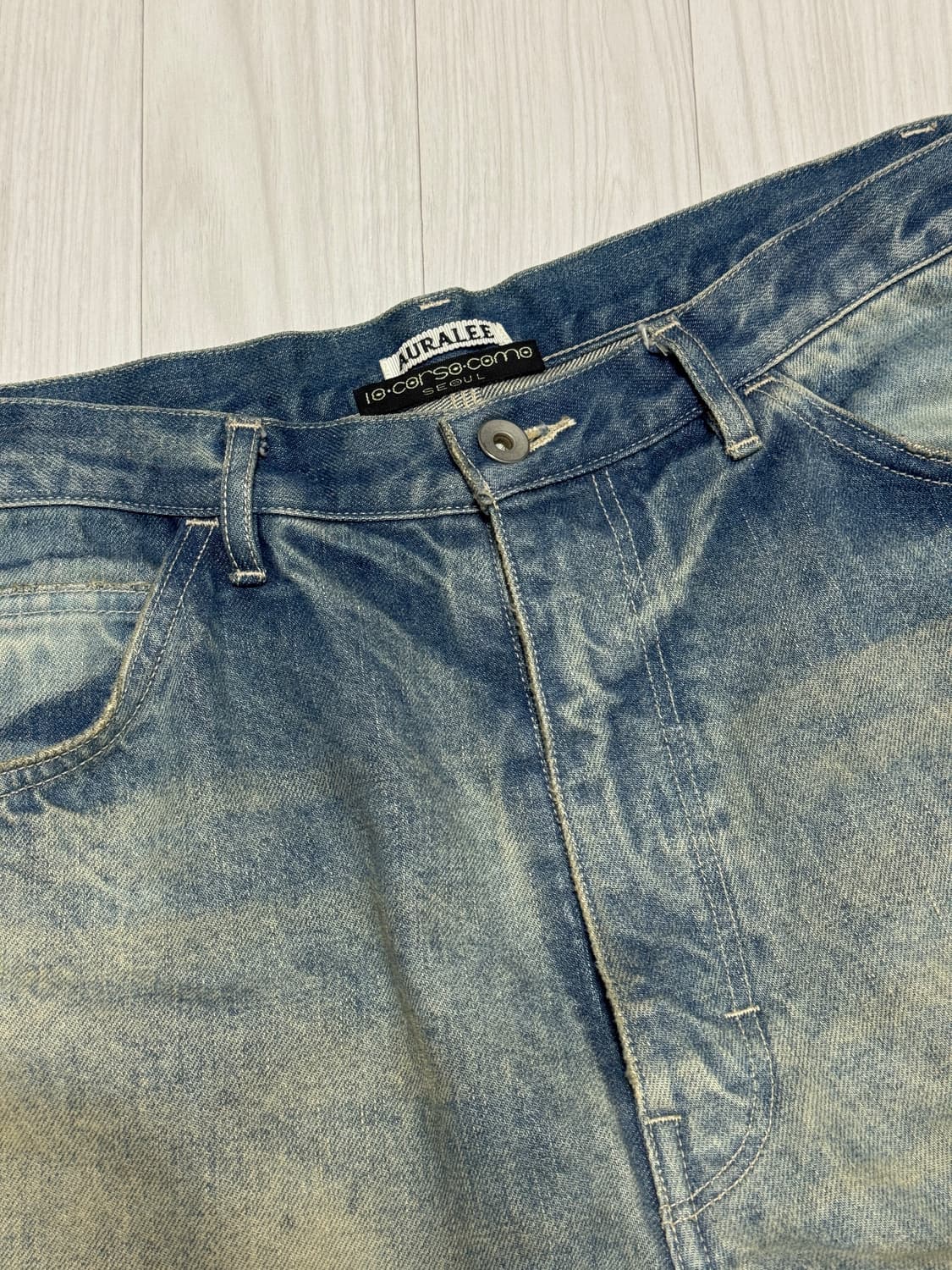 오라리 AURALEE 24AW 셀비지 페인터 데님 팬츠 5사이즈 상품이미지6