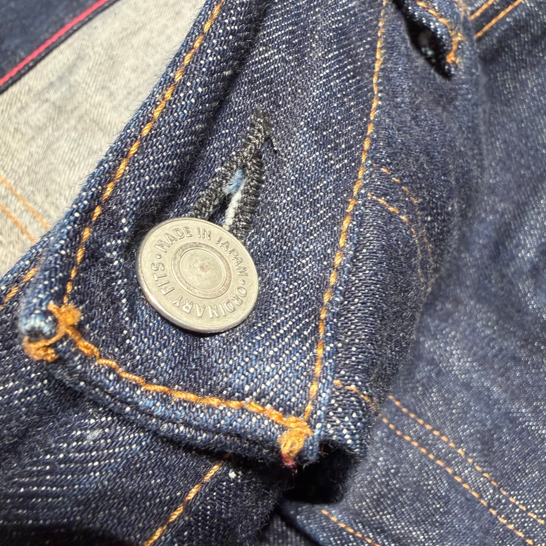 오디너리핏츠 재팬 셀비지 데님 팬츠 36 상품이미지4