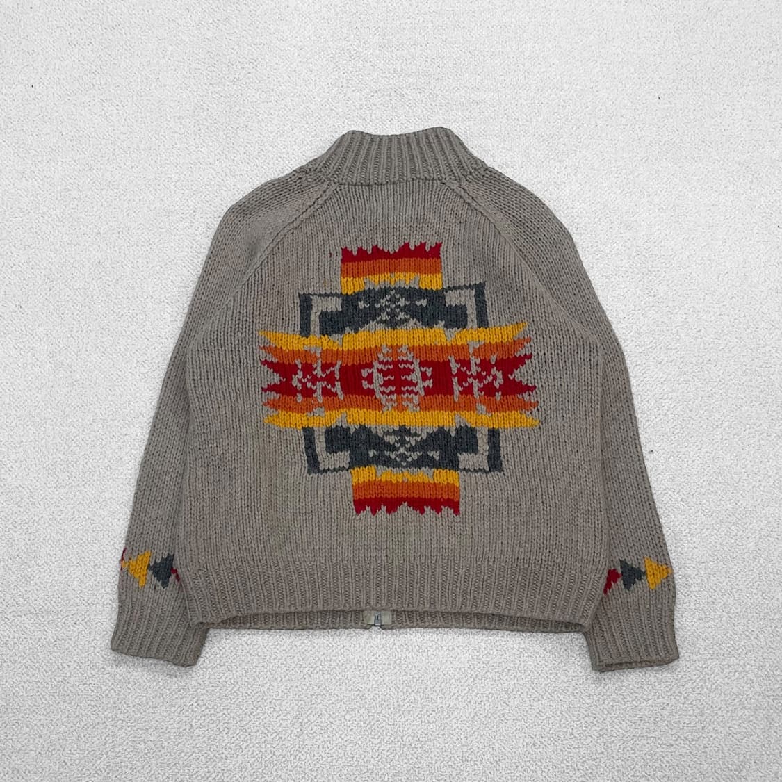 Varsity Club 아메리칸 빈티지 노르딕 코위찬 니트집업 상품이미지3