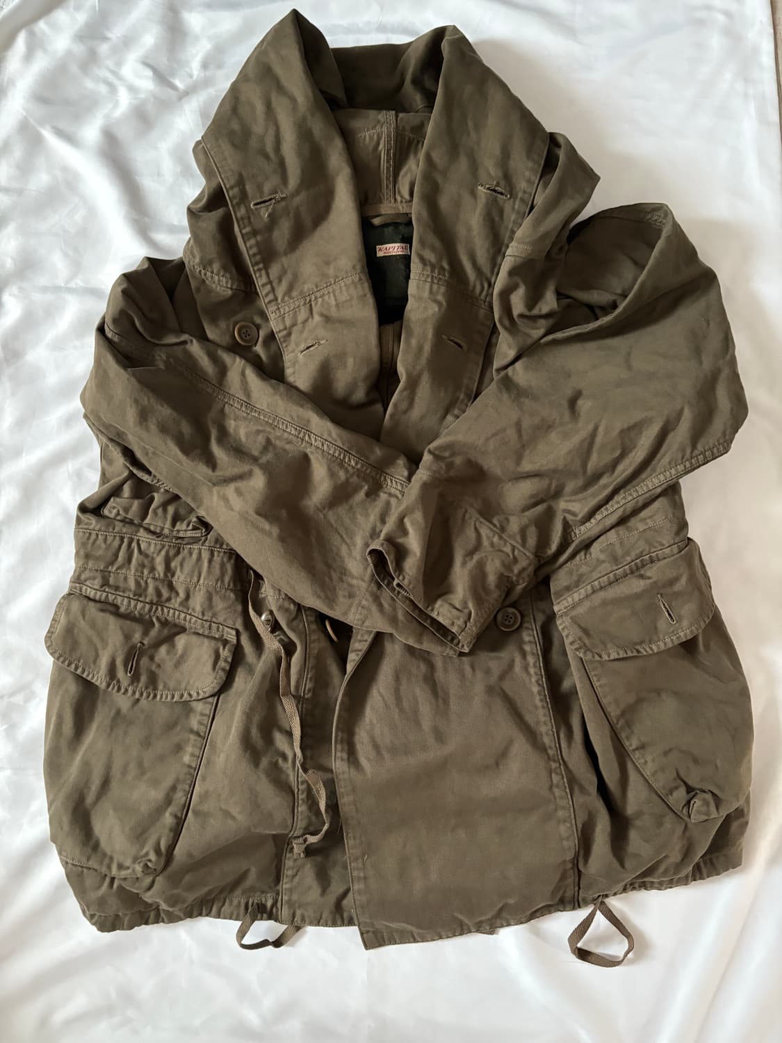 [1] 캐피탈 카츠라기 링코트 올리브 상품이미지3