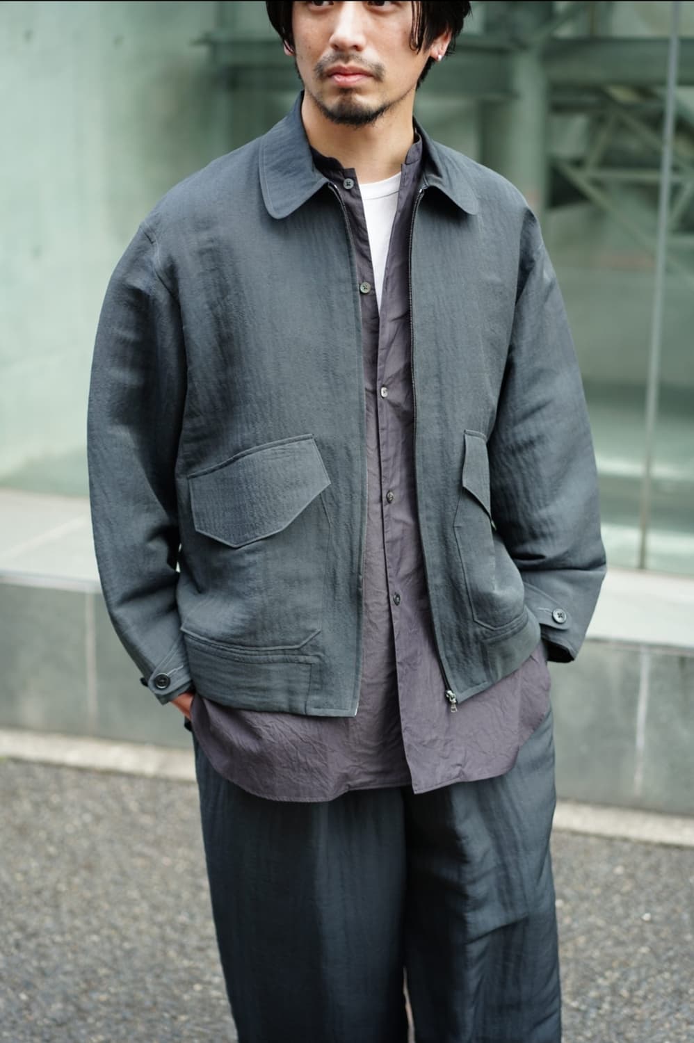 블럼스 Blurhms 실크 나일론 cwu 블루종 자켓 상품이미지3