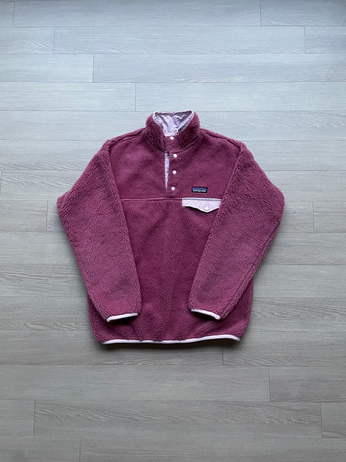 파타고니아 글리세이드 핑크 스트로베리 딥파일 키즈 상품이미지2