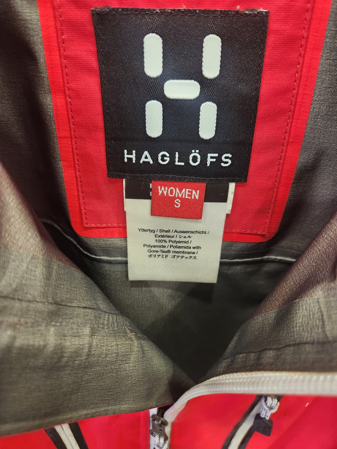 하글로프스 고어텍스 하드쉘 자켓 레드 등산/아웃도어 상품이미지3