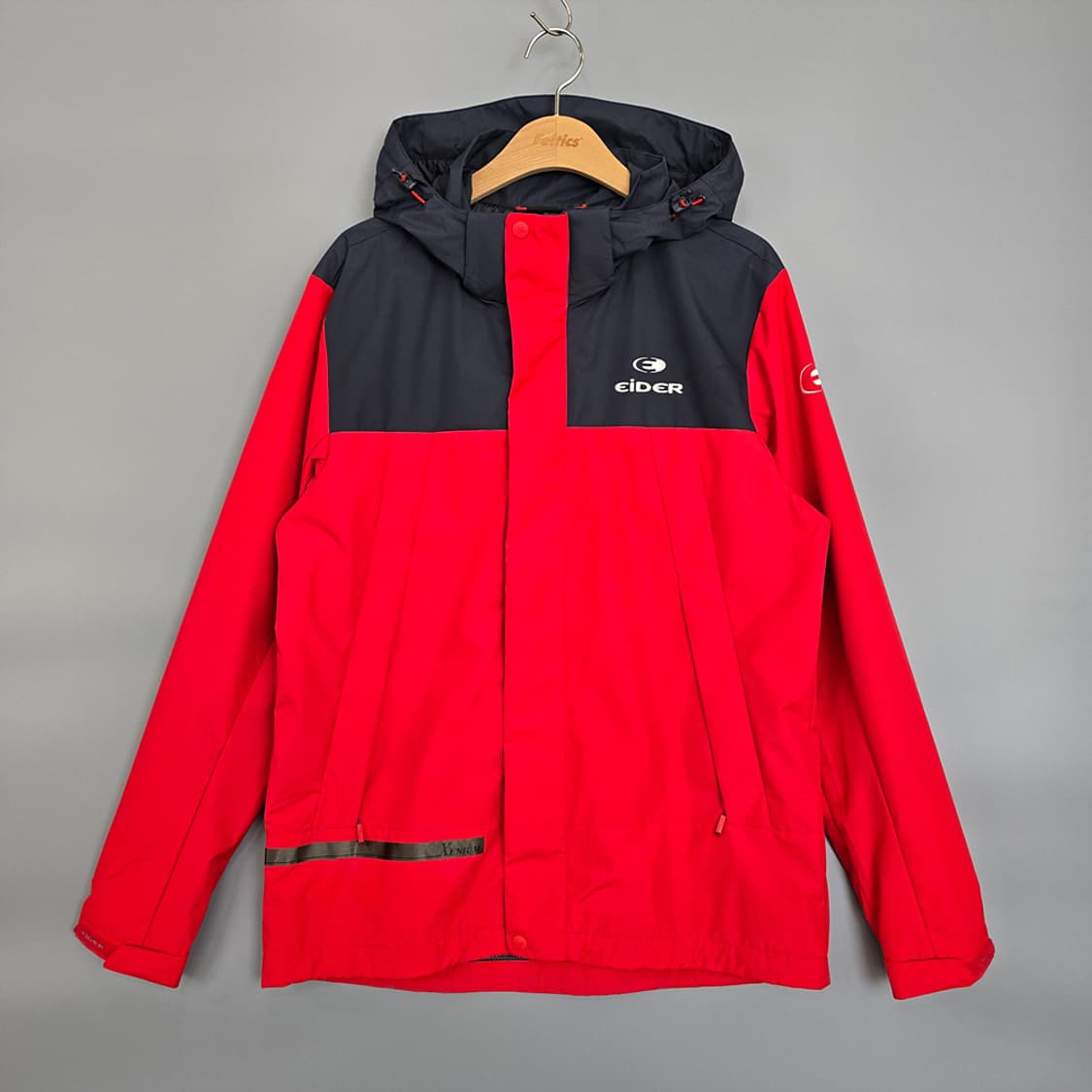 아이더 Eider 디펜더 바람막이 간절기 자켓 레드/블랙 L 상품이미지1