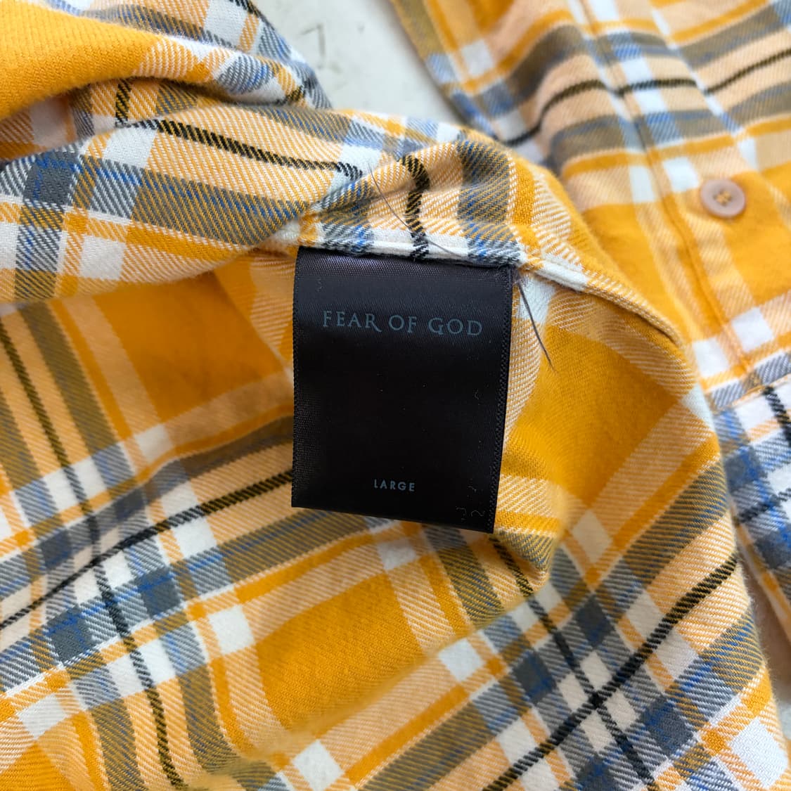 피어 오브 갓 빈티지 플란넬 체크 셔츠 2XL 상품이미지6