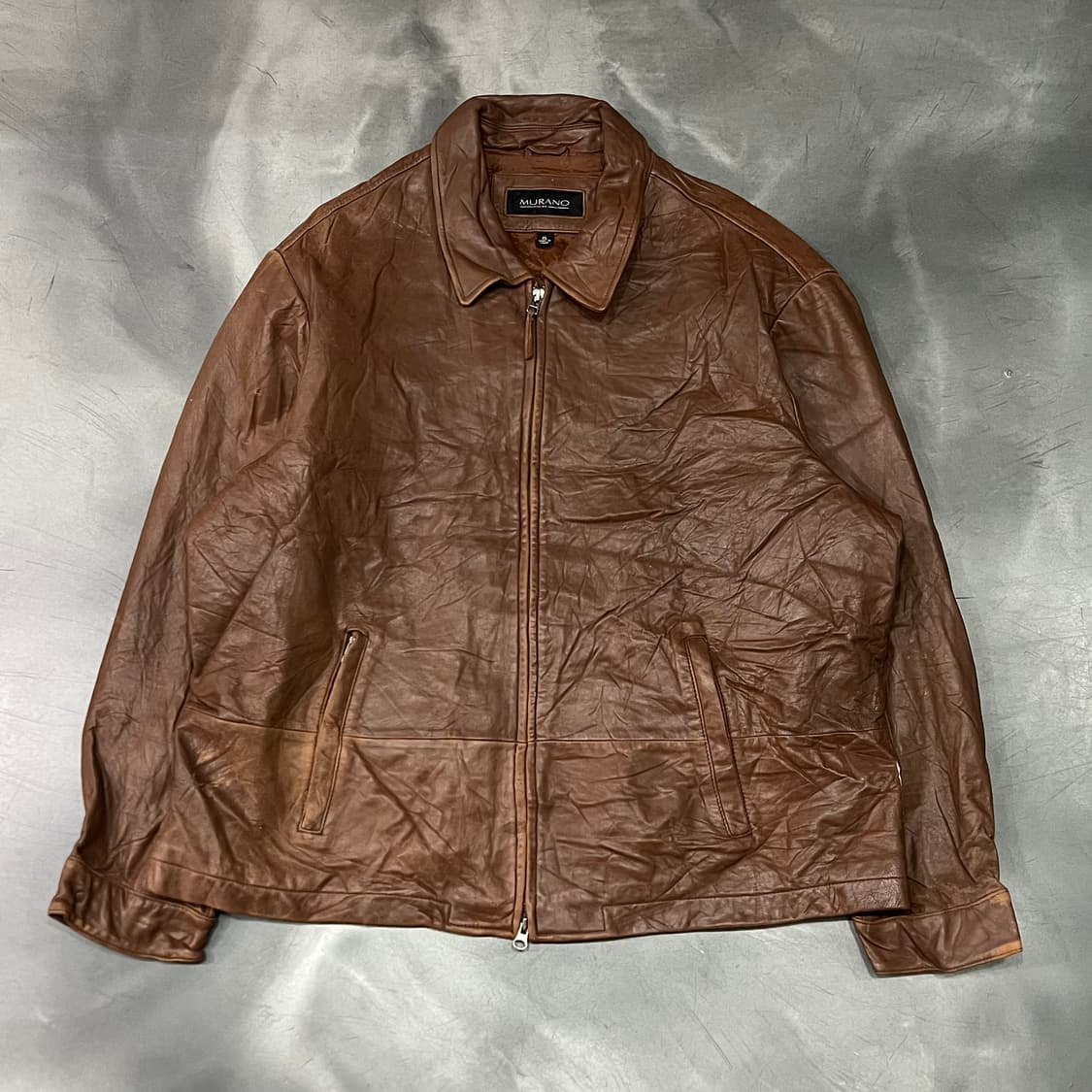  무라노 램스킨 레더 자켓 y14982 상품이미지1