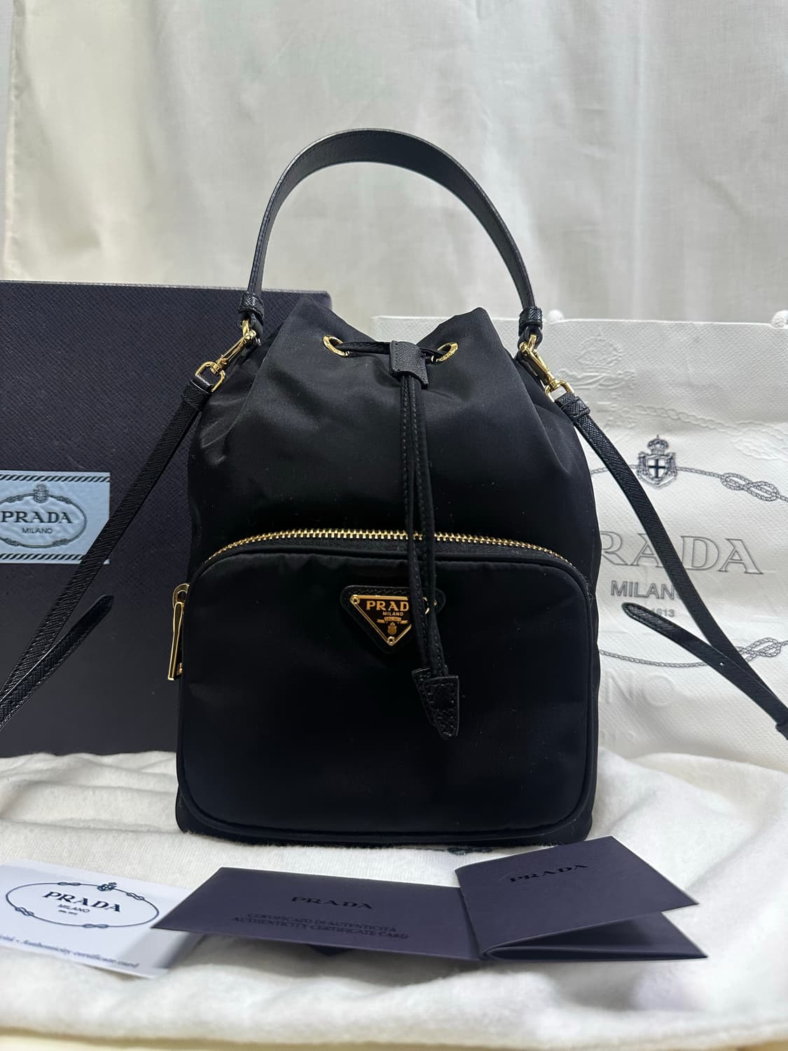 [SA 정품] 프라다 듀엣 버킷백 상품이미지8