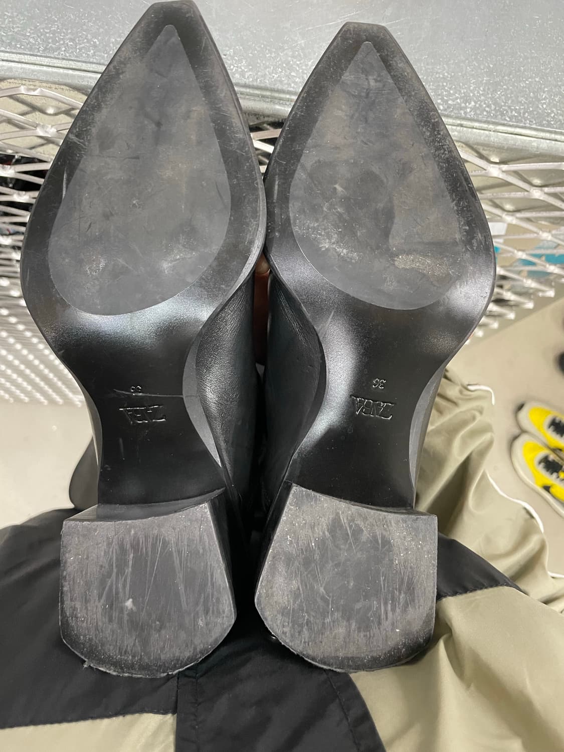 자라 블랙 웨스턴 롱부츠 36 (gr-4267) 상품이미지5