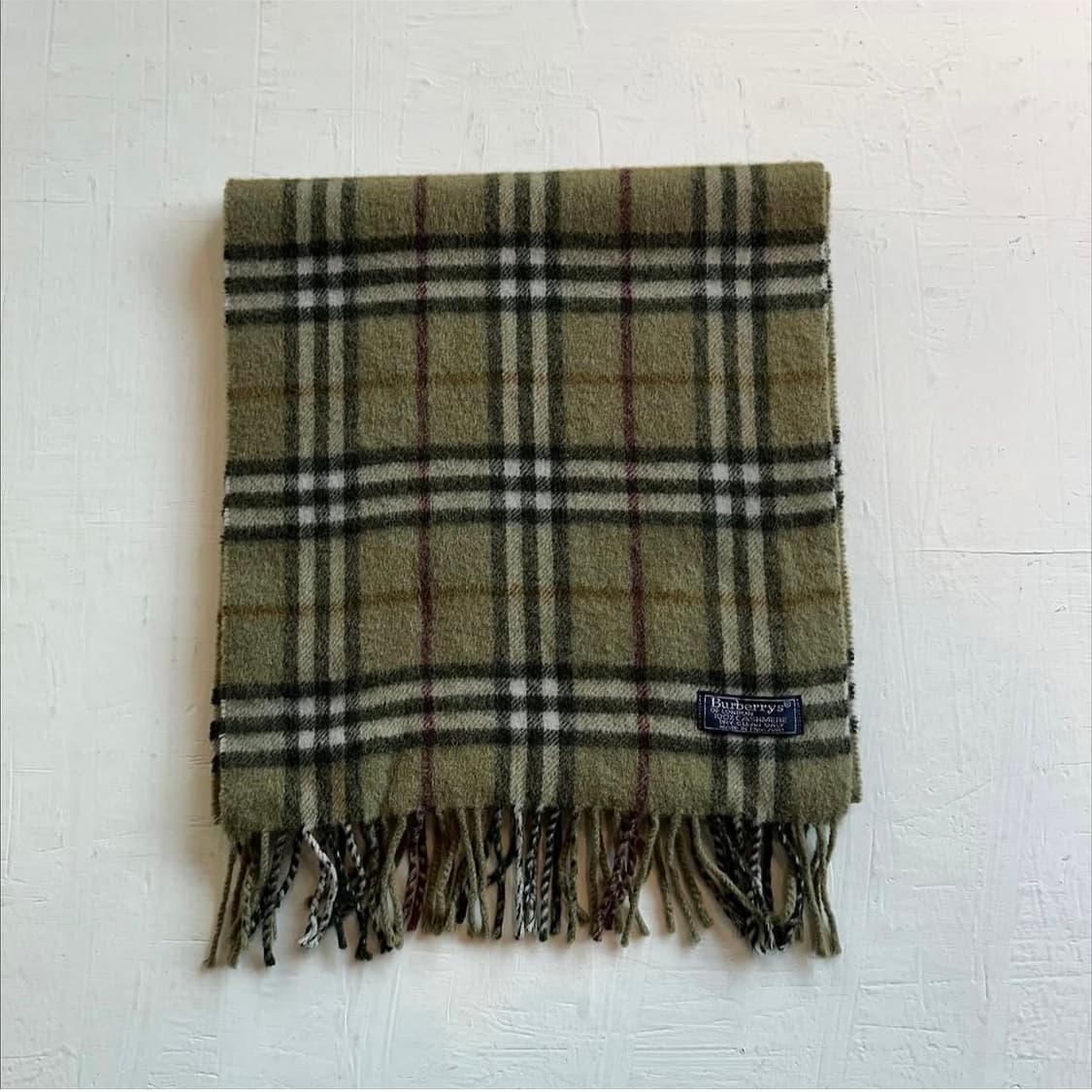 버버리 노바체크 캐시미어 머플러 상품이미지3