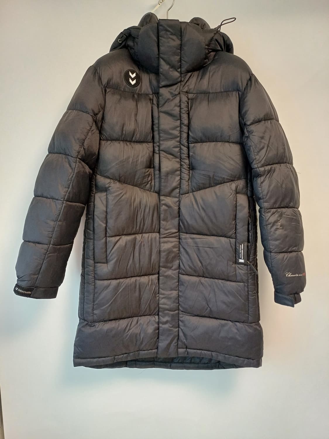 [HUMMEL 덴마크] 남성 L 롱패딩 / 블랙  상품이미지1