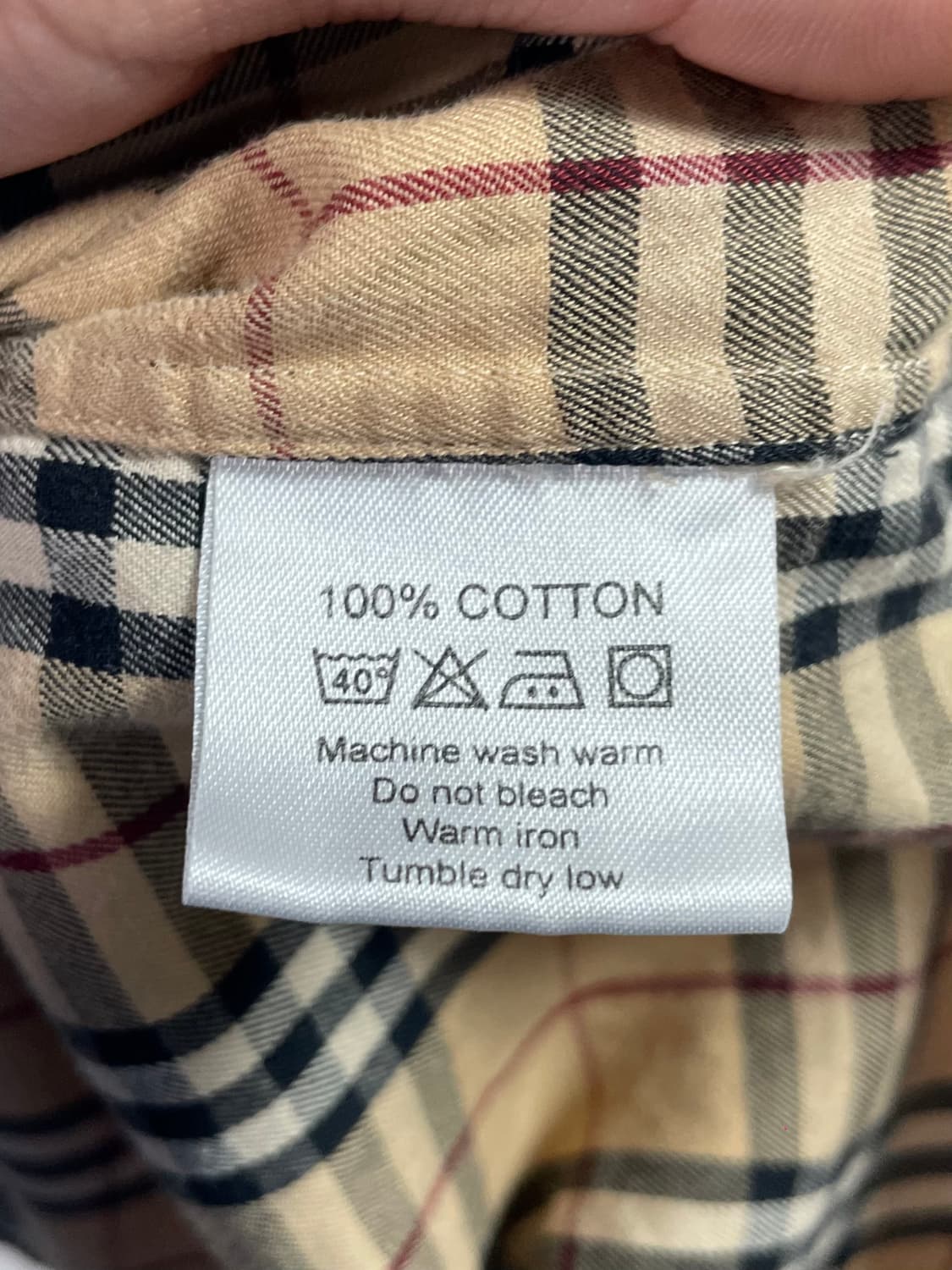 버버리 노바체크 셔츠 (on.116)   상품이미지6