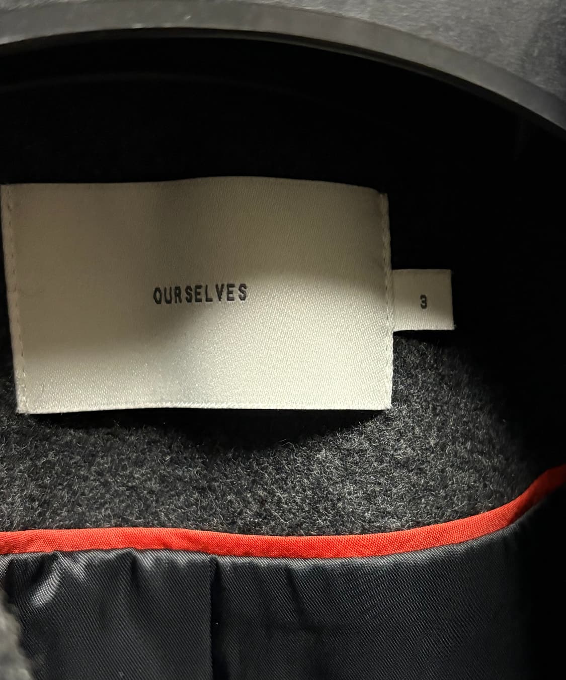 아워셀브스 멜튼 울 블루종 차콜 3사이즈 상품이미지3