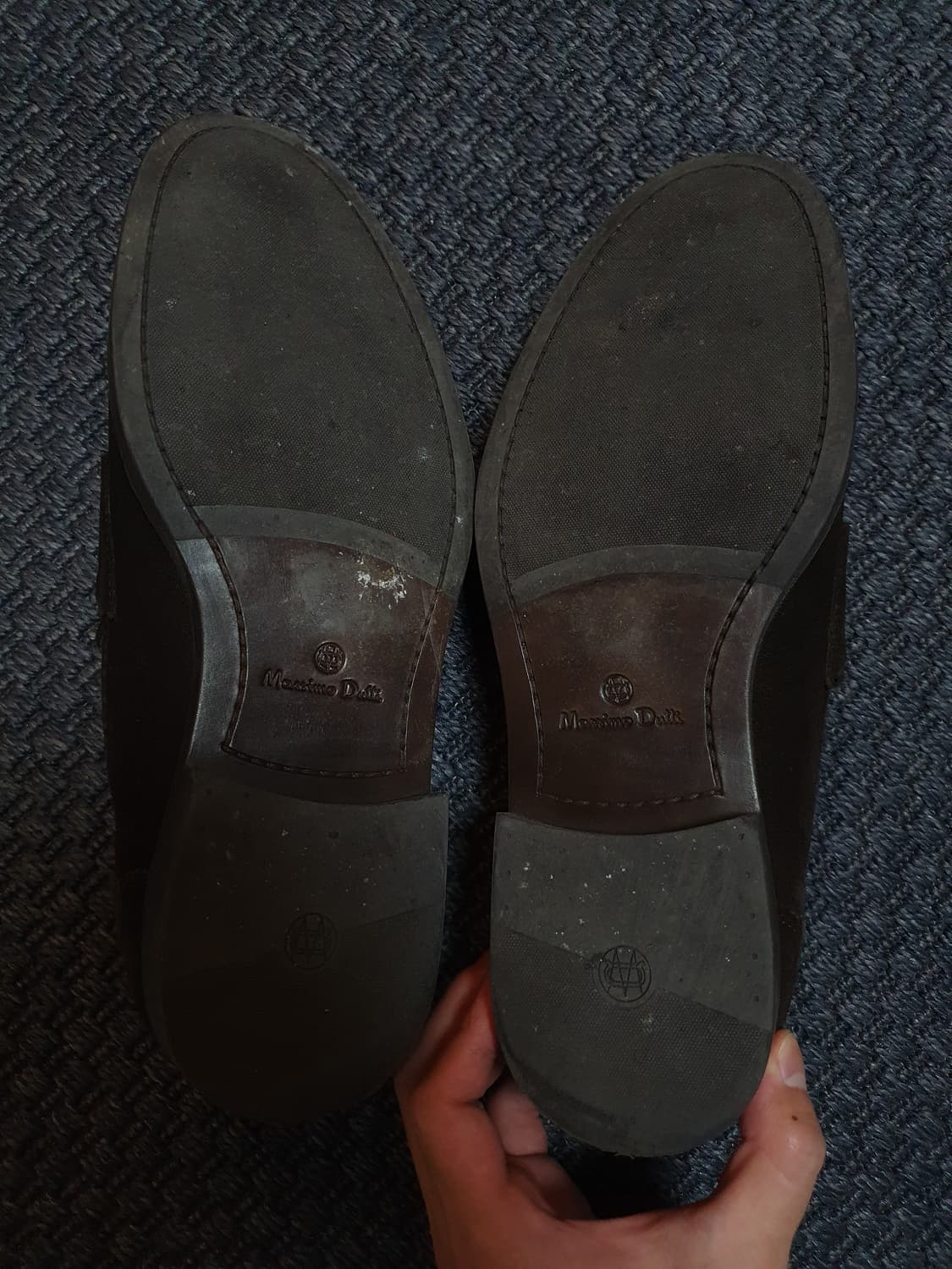 마시모두띠 브라운 스웨이드 페니로퍼 (285) 상품이미지6