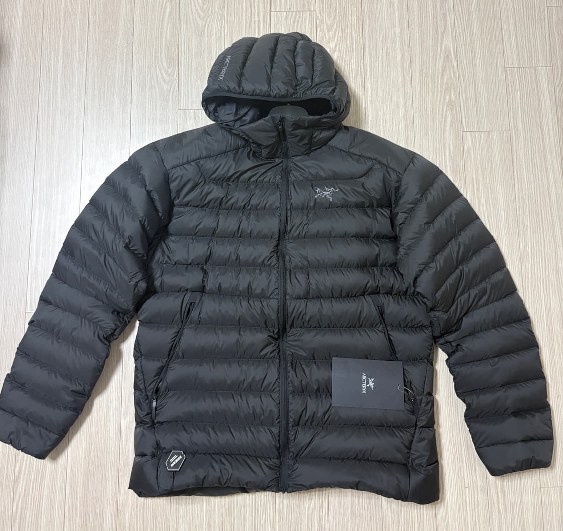 25fw 아크테릭스 세륨 후디 블랙 라지 상품이미지1