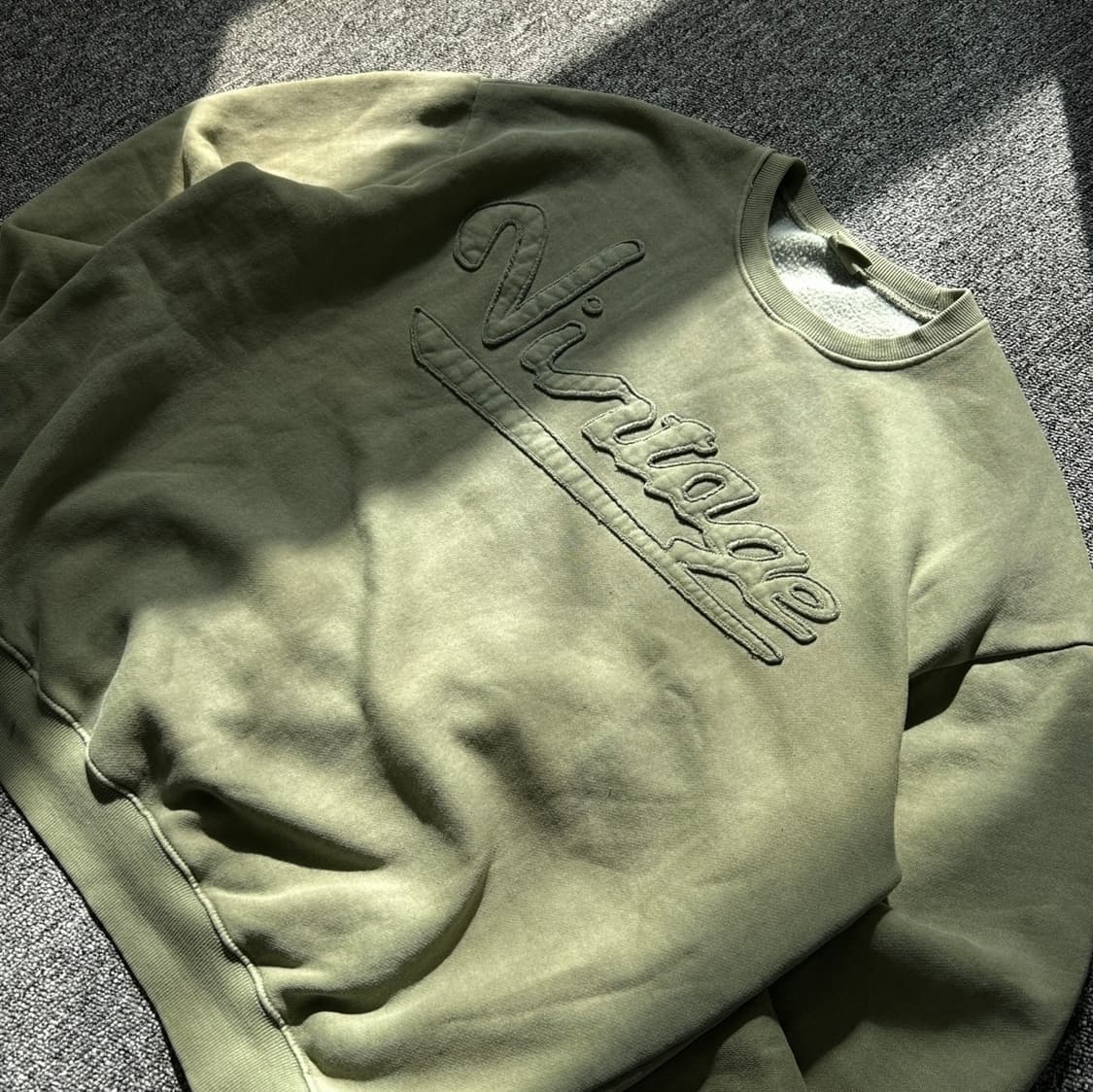 the moment 빈티지 로고 스웻셔츠 상품이미지3