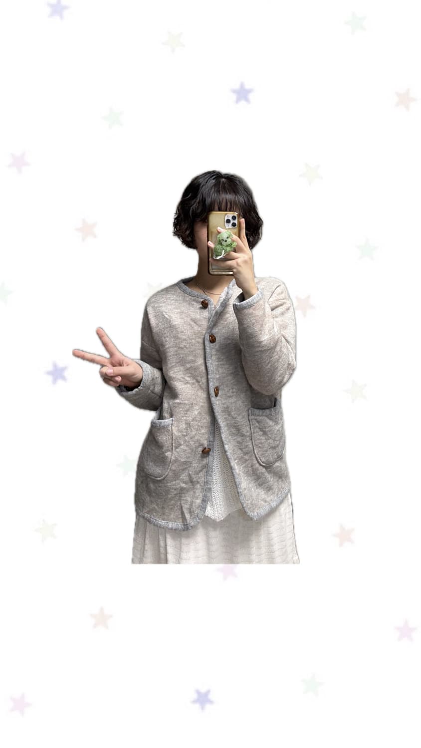 먹구름 낭낭 가디건 상품이미지2