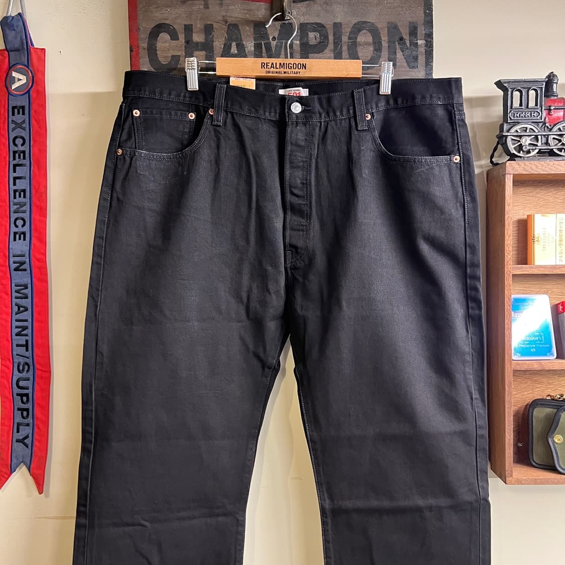 리바이스 501 블랙진 42x30 Size 데드스탁 260318-4 상품이미지2